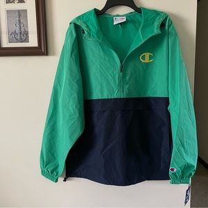 NEW CHAMPION WINDBREAKER PULLOVER JACKET